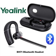 Yealink BH71 Mono Bluetooth Wireless Headset System Ear Hook + Charging Case picture