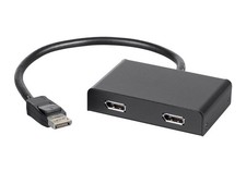 Monoprice 2-Port DisplayPort 1.2 to DisplayPort Multi-Stream Transport (MST) picture