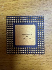 Intel i486DX-33 CPU A80486DX-33 SX810 Vintage picture