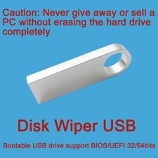Hard Drive Eraser Data Destroyer USB Bootable Thumb Drive Stick Wipe HDD Disk picture