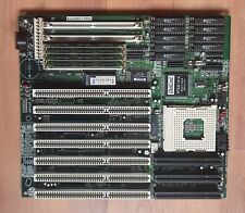 EXTREMELY RARE PERCOMP Socket 3 Motherboard- HT83C191A + Memory - 1996 year  picture