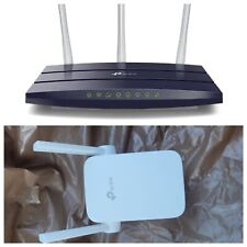 TP-Link TL-WR1043ND 450 Mbps Wireless Router PLUS TP-Link Range Extender picture