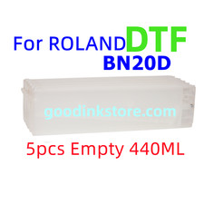 5PC 440ml Empty Refillable Cartridge For Roland Versastudio BN-20D BN20D DTF picture