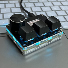 SayoDevice OSU O3C Rapid Trigger Magnetic Switches Keyboard With Knob Screen picture