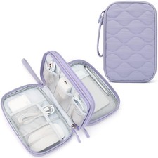 Skycase Tech Pouch - Lightweight Electronics XL, Gourd Pattern-Purple picture