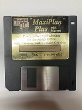 Amiga MAXIPLAN SPREADSHEET PROGRAM FOR AMIGA  V 1.9 3.5
