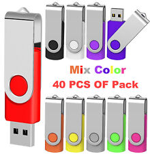 40PCS Pack Mix Color UDisk 1GB-1TB USB2.0 Flash Drive Memory Thumb Stick Storage picture