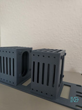 2x Raspberry Pi + 10x 2.5 SSD 10 Inch Rack Mount Bracket Black picture