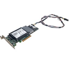 Sun LSI MR SAS 9261-8i 8-Port 6Gb PCIe x8 RAID Controller +530-4119-01 SAS Cable picture