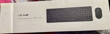 Jelly Comb Wireless Keyboard and Mouse Combo 2.4G Black picture