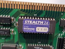 Vintage 1993 Stealth 24 Diamond Windows Graphics Card V2.02 FTU805A -  picture