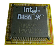 Genuine Collectable Rare Intel 80486SX SB5V2X / SX673 25MHz CPU Processor picture