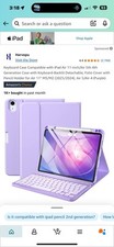 Harvopu Backlit Detachable Keyboard Case for iPad Air 11