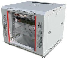 9U Wall Mount Server Rack Network Cabinet Data AV 24-inch Depth Locking GREY picture