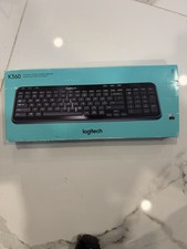 Logitech K360 Wireless Keyboard Compact Full Size w/ USB Unifying Receiver picture