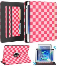 for iPad 9th/8th/7th Gen Case,Pink Plaid picture