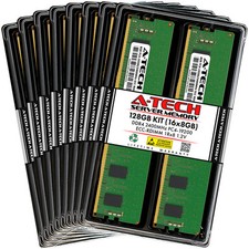 A-Tech 128GB 16x 8GB 1Rx8 PC4-19200R DDR4 2400 ECC REG RDIMM Server Memory RAM picture