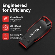 50-100PCS 2.0 USB Flash Drive 4-64GB Custom Laser Engraved,Bulk Order for Gifts picture