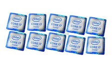 10 PCS Sticker for CORE i7 inside Skylake Case Badge Logo Decal 18mm x 18mm picture