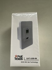 BRAND NEW POE Texas GAT-USB-IW 1 Port InWall Gigabit PoE Extender 100% Authentic picture