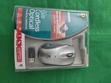 New Logitech V320 Silver Cordless Optical Mouse for Notebook W/ 2.4 GHz Receiver picture