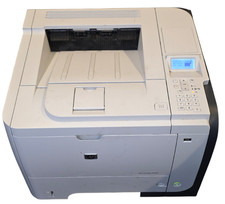 HP LaserJet P3015 Monochrome Printer – Powers On, Door Jam Error –For Parts Only picture