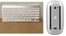 Apple A1314 Keyboard MC184LL/A & Magic Mouse A1296 MB829LL/A Bundle picture