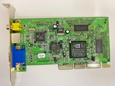 RARE VINTAGE AZTECH VANTA 16T NVIDIA RIVA TNT2 AGP VGA CARD VGA COMP SVID MXB46 picture
