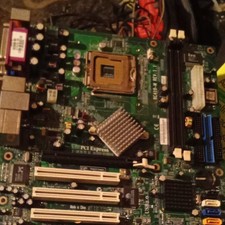 RC410-M MicroATX LGA775 Intel Motherboard DDR2 2 DIMM PCIe x16 VGA picture