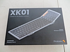 ProtoArc XK01 Plus Foldable Backlit Full-Size Wireless Keyboard - Open Box - New picture