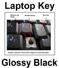 HP Keyboard KEY - Pavilion dv6-1000 dv6-2000 dv7-2000 dv7-3000 - Glossy Black picture