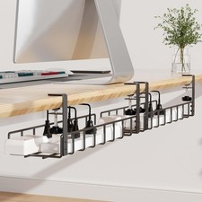 2 Pack Cable Management Under Desk Tray, 31.4