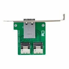 Dual Ports Mini SAS HD SFF-8644 to Mini SAS SFF-8087 PCBA Female Adapter SF-019 picture