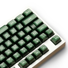 ULTRAEQUIP Emerald Jade Keycaps Double Shot PBT Keycaps RSA Profile, Tr picture