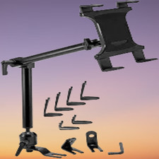 Car Seat Rail Tablet Mount and Holder | Heavy-Duty for Car/Truck, Black picture