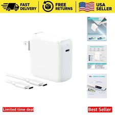 70W USB-C Wall Charger with Cable for MacBook, iPad and USB-C Devices picture
