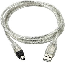 USB 2.0 Male to IEEE 1394 Mini 4Pin Male iLink Firewire DV Adapter Cord Cable picture