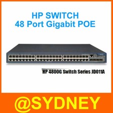 HP (3COM) E4800-48G-PoE JD011A 48-Port PoE Gigabit Switch w/ 3C17767 2 x 10G Mod picture