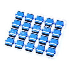20Pcs SC to SC Duplex Fiber Optical Connector Optic Adapter Flange Coupler SC-SC picture