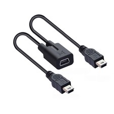 chenyang Mini USB Splitter Multi Charging Cable,Mini 1 Female to 2 Black picture