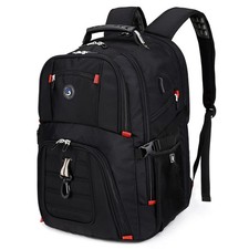 SHRRADOO Extra Large 50L Travel Laptop Backpack with USB Charging Port, Colle... picture