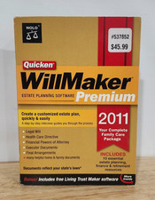 Quicken WillMaker Premium estate planning software-brand new (2011) picture