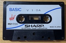 Sharp MZ-700 Genuine BASIC 1Z-013 Tape picture