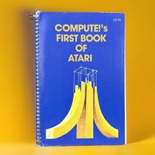 1981 COMPUTE's First Book of Atari 400/800 BASIC Programmer’s Guide Rare picture