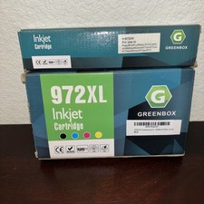 Green Box Inkjet Printer Cartridge. 5 Cartridges picture