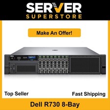 Dell PowerEdge R730 Server 2x E5-2680 V3 = 24 Cores H730 32GB RAM 4x 600GB SAS picture