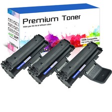 3PK Black ML1610 ML-2010 Toner Cartridge for Samsung ML-2510 ML-2570 ML-2571N picture