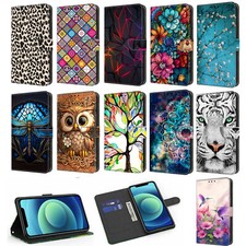 Luxury Tree Owl Flower Tiger Wallet Cover Case For S21 S20 Ultra S10 S9 S8 Plus picture