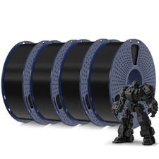 High-Quality PLA Plus 3D Printer Filament 1.75mm Black 4KG - Durable & Easy to U picture