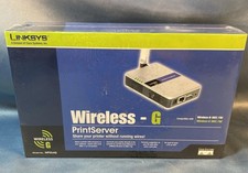 Linksys Wireless-G Print Server For USB 2.0 WPS54G 2.4GHz 802.11g NEW Sealed picture